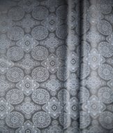 Подкладочная ткань "Орнамент" тёмно-серый